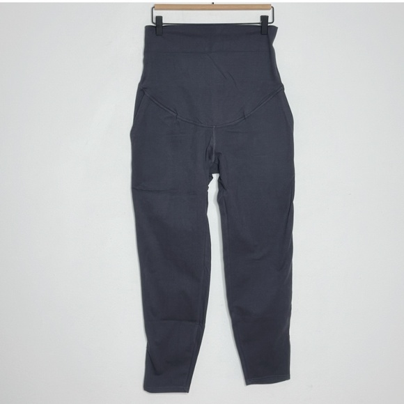 NWT PACT Maternity Pants Organic Cotton Storm Fold Over Waist Pants Size Small - Picture 5 of 11